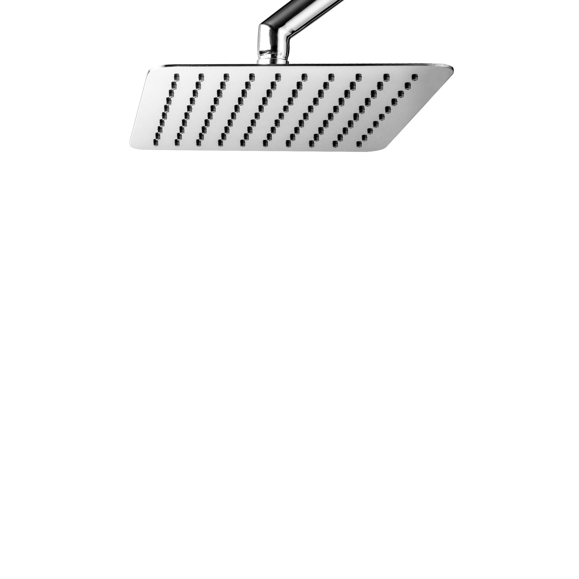 HOMEWORKS COLLAR 8" X 8" SS 304 CHROME FINISH SQUARE OVERHEAD SHOWER 